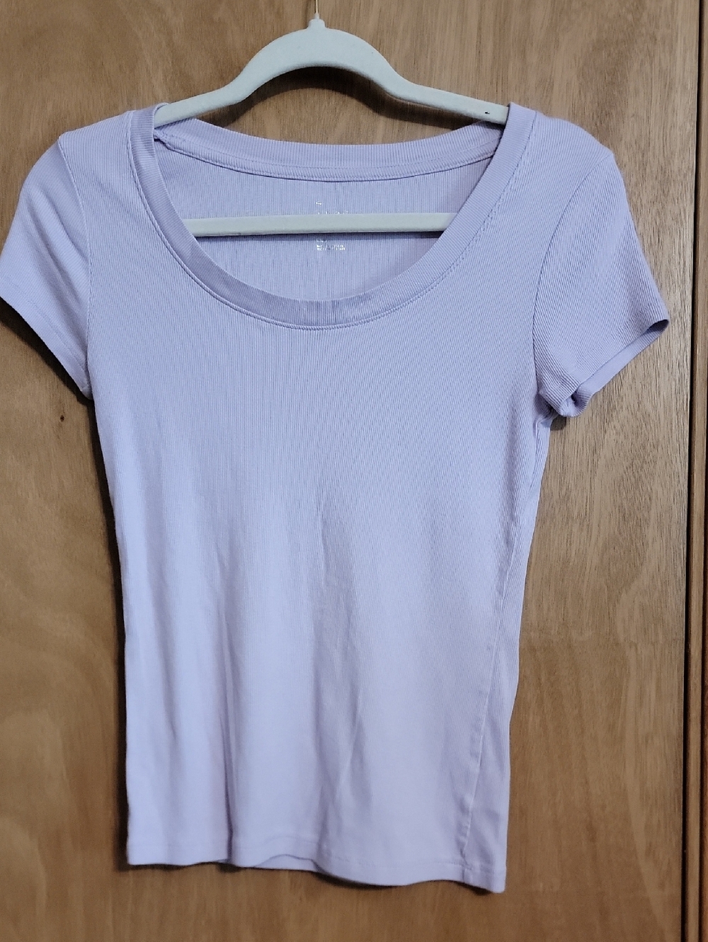 a new day Lavender Scoop Neck Short Sleeve Top, Best color is last pic